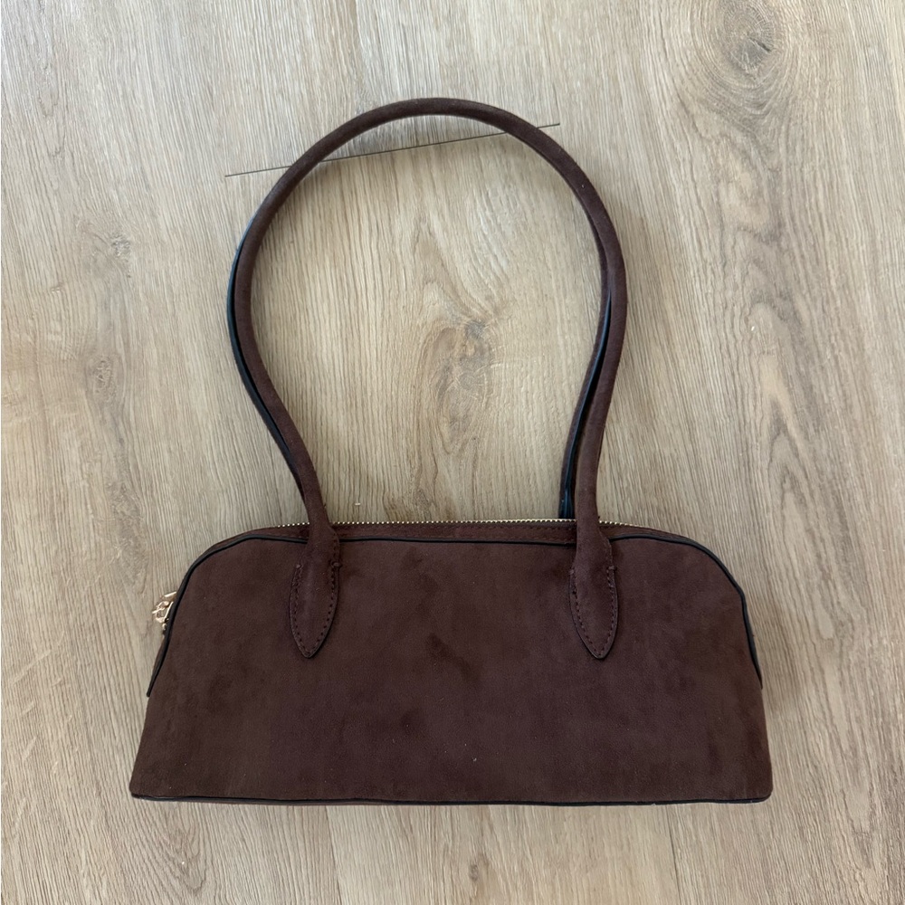 NWOT Target Brown Suede Shoulder Bag